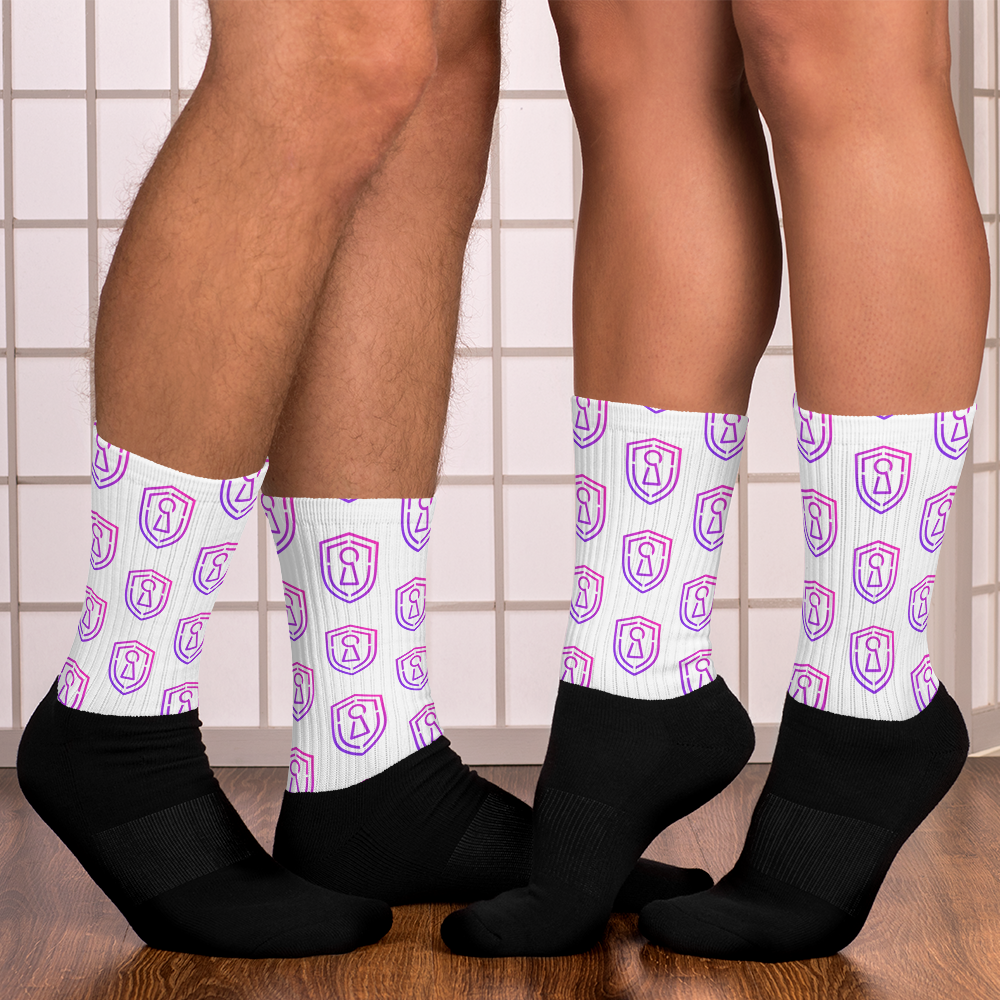 Socks - Safe Haven Brandmark Pattern