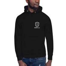 Load image into Gallery viewer, Unisex Hoodie Dark - SafeSwap Brandmark