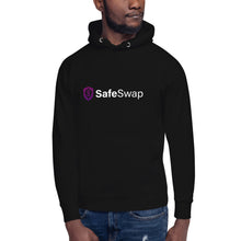 Load image into Gallery viewer, Unisex Hoodie Dark - SafeSwap Wordmark