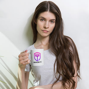 White Glossy Mug Light - Inheriti® Brandmark