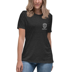 Women's Relaxed T-Shirt Dark - Safe Haven Brandmark