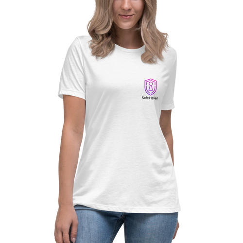 Women's Relaxed T-Shirt Light - Safe Haven Brandmark